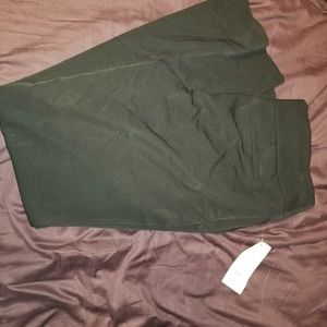 Maurice's black dress pant trousers 15/16 long